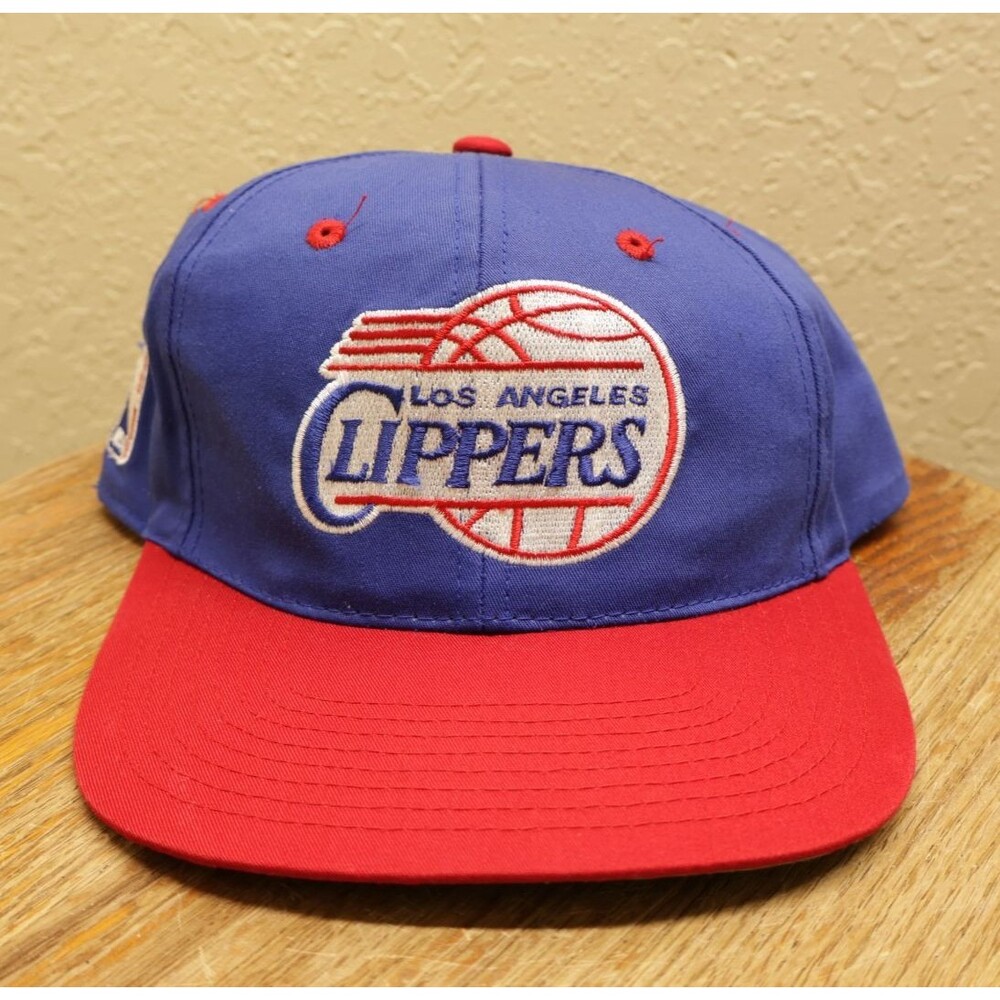 Vintage Los Angeles Clippers Sports Specialties Snapback Hat - Green Brim